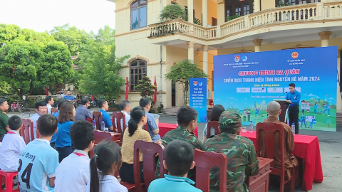 S&ocirc;i nổi c&aacute;c hoạt động t&igrave;nh nguyện của tuổi trẻ th&agrave;nh phố Tam Điệp