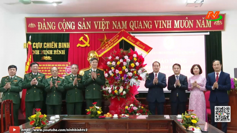 Thăm, ch&uacute;c mừng kỷ niệm 36 năm ng&agrave;y th&agrave;nh lập Hội CCB Việt Nam
