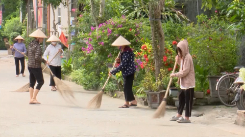 Phụ nữ Hoa Lư chung tay x&acirc;y dựng n&ocirc;ng th&ocirc;n mới