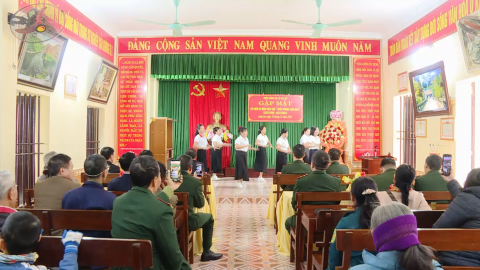 Th&ocirc;n Long An, x&atilde; Gia Lập tổ chức ng&agrave;y hội quốc ph&ograve;ng to&agrave;n d&acirc;n