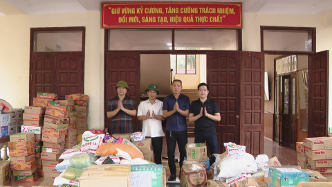Tiếp nhận ủng hộ đồng b&agrave;o bị thiệt hại do b&atilde;o số 3