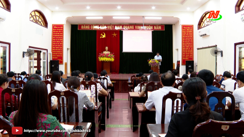 Tập huấn c&ocirc;ng t&aacute;c d&acirc;n vận tại huyện Nho Quan