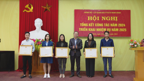 Đ&agrave;i Ph&aacute;t thanh v&agrave; Truyền h&igrave;nh Ninh B&igrave;nh tổng kết c&ocirc;ng t&aacute;c năm 2024