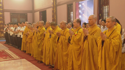 Lễ thắp s&aacute;ng tri &acirc;n m&ugrave;a Vu Lan năm 2024