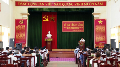 Đại biểu HĐND tỉnh tiếp x&uacute;c cử tri huyện Y&ecirc;n M&ocirc;