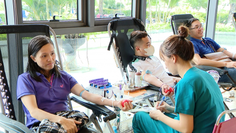 Ng&agrave;y hội hiến m&aacute;u t&igrave;nh nguyện - Giọt m&aacute;u nghĩa t&igrave;nh