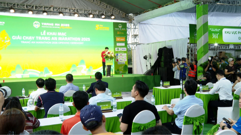 Khai mạc Giải chạy Tr&agrave;ng An Marathon 2025