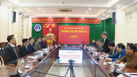 Trường Đại học Hoseo (H&agrave;n Quốc) thăm v&agrave; l&agrave;m việc tại trường Đại học Hoa Lư