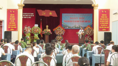 Ng&agrave;y hội to&agrave;n d&acirc;n bảo vệ an ninh Tổ quốc năm 2024