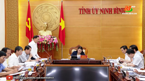 Hội nghị Ban Thường vụ Tỉnh ủy ng&agrave;y 22/06/2022