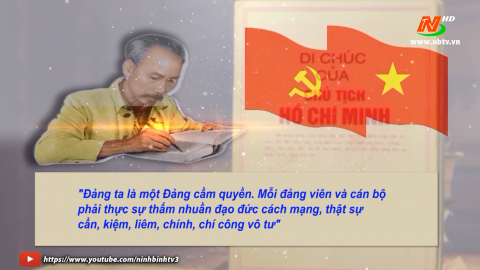 X&acirc;y dựng đạo đức trong Đảng theo Di ch&uacute;c của Chủ tịch Hồ Ch&iacute; Minh