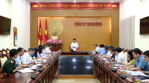 Thường trực Tỉnh ủy cho &yacute; kiến v&agrave;o nội dung tr&igrave;nh kỳ họp thứ 3, HĐND Tỉnh