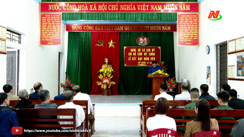 Kim Sơn quan t&acirc;m kết nạp đảng vi&ecirc;n mới