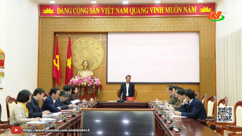 Thường trực Ban Chỉ đạo ph&ograve;ng, chống tham nhũng, l&atilde;ng ph&iacute;, ti&ecirc;u cực tỉnh họp thường kỳ th&aacute;ng 11/2025