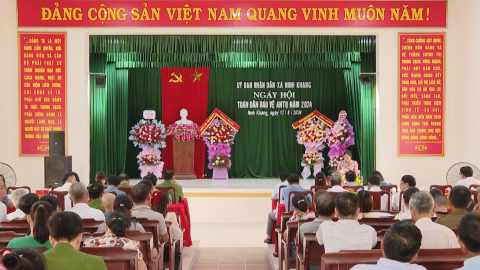 X&atilde; Ninh Khang tổ chức Ng&agrave;y hội to&agrave;n d&acirc;n bảo vệ an ninh Tổ quốc