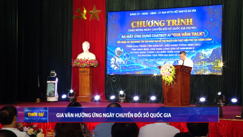 Gia V&acirc;n hưởng ứng Ng&agrave;y Chuyển đổi số quốc gia