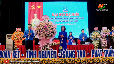 Đại hội đại biểu Hội Li&ecirc;n hiệp Thanh ni&ecirc;n Việt Nam huyện Y&ecirc;n M&ocirc; lần thứ VI