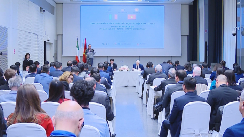 Tọa đ&agrave;m ch&iacute;nh s&aacute;ch th&uacute;c đẩy hợp t&aacute;c Việt Nam - Italy