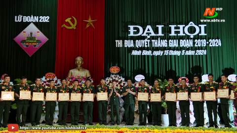 Lữ đo&agrave;n 202 tổ chức Đại hội Thi đua Quyết thắng giai đoạn 2019 - 2024