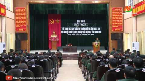 Bộ Tư lệnh Qu&acirc;n khu 3 đối thoại d&acirc;n chủ với c&aacute;n bộ, chiến sĩ Bộ CHQS tỉnh