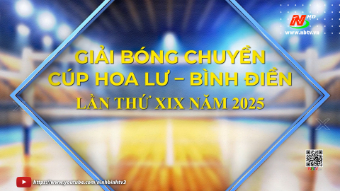 Giải b&oacute;ng chuyền c&uacute;p Hoa Lư &ndash; B&igrave;nh Điền lần thứ XIX năm 2025 từ 4/3 - 9/3/2025