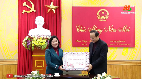 Trưởng Ban Tuy&ecirc;n gi&aacute;o Tỉnh uỷ thăm, ch&uacute;c Tết một số cơ quan b&aacute;o ch&iacute;