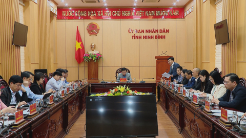R&agrave; so&aacute;t tiến độ tổ chức Festival Ninh B&igrave;nh lần thứ III năm 2024