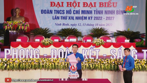 Đại hội đại biểu Đo&agrave;n TNCS Hồ Ch&iacute; Minh tỉnh lần thứ XIV, nhiệm kỳ 2022-2027