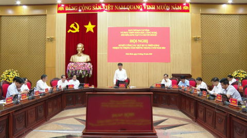 Ban Chỉ đạo cấp tỉnh về ph&aacute;t triển KHCN, đổi mới s&aacute;ng tạo v&agrave; chuyển đổi số sơ kết c&ocirc;ng t&aacute;c Qu&yacute; III năm 2026
