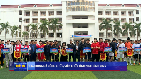 Giải b&oacute;ng đ&aacute; c&ocirc;ng chức, vi&ecirc;n chức tỉnh Ninh B&igrave;nh năm 2025