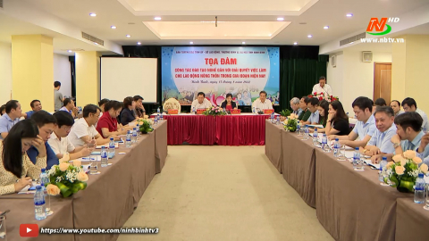 Tọa đ&agrave;m về c&ocirc;ng t&aacute;c đ&agrave;o tạo nghề cho lao động n&ocirc;ng th&ocirc;n
