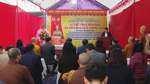 Khởi c&ocirc;ng x&acirc;y dựng ng&ocirc;i nh&agrave; ấm t&igrave;nh đo&agrave;n kết Lương - Gi&aacute;o