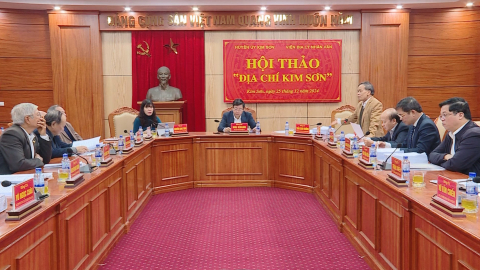 Hội thảo &ldquo;Địa ch&iacute; Kim Sơn&rdquo;
