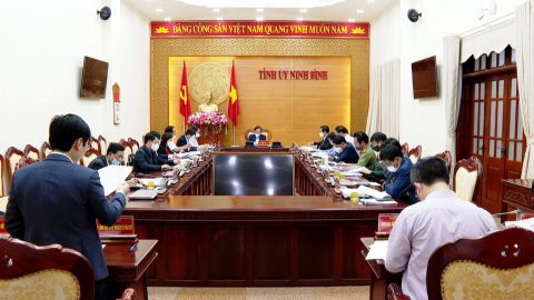 Hội nghị Ban thường vụ Tỉnh ủy - 23/03/2022