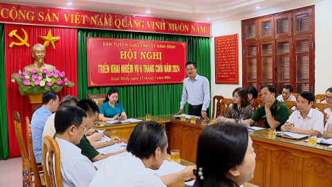 Triển khai nhiệm vụ c&ocirc;ng t&aacute;c tuy&ecirc;n gi&aacute;o 6 th&aacute;ng cuối năm 2024