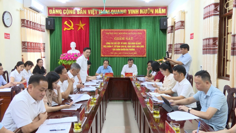 Thường trực HĐND tỉnh gi&aacute;m s&aacute;t tại phường Tam Ch&uacute;c