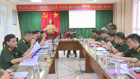 Khối thi đua c&aacute;c cơ quan Bộ CHQS tỉnh ho&agrave;n th&agrave;nh to&agrave;n diện c&aacute;c chỉ ti&ecirc;u