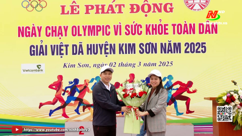 Kim Sơn, Y&ecirc;n M&ocirc; ph&aacute;t động Ng&agrave;y chạy Olympic v&igrave; sức khỏe to&agrave;n d&acirc;n