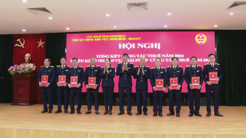 Chi cục thuế khu vực Ninh B&igrave;nh - Hoa Lư triển khai nhiệm vụ năm 2025