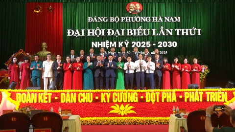 Đại hội đại biểu Đảng bộ phường H&agrave; Nam lần thứ I, nhiệm kỳ 2025 - 2030