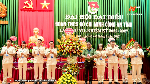 Đại hội đại biểu Đo&agrave;n TNCS Hồ Ch&iacute; Minh C&ocirc;ng an tỉnh lần thứ VII