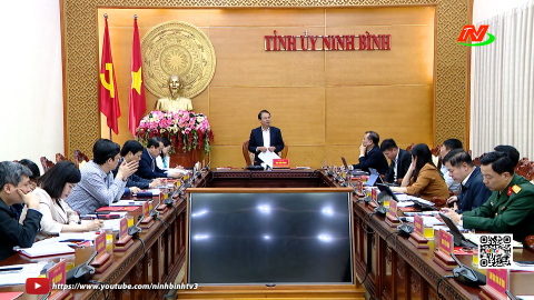 Hội nghị Ban Chỉ đạo cấp tỉnh về ph&aacute;t triển khoa học, c&ocirc;ng nghệ, đổi mới s&aacute;ng tạo v&agrave; chuyển đổi số