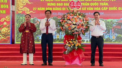 Khai mạc Lễ hội truyền thống đền Bảo Ninh năm 2026