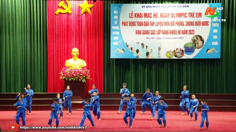 Huyện Gia Viễn tổ chức khai mạc h&egrave;, Ng&agrave;y Olympic trẻ em
