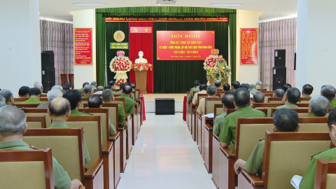 Hội Cựu C&ocirc;ng an nh&acirc;n d&acirc;n tỉnh kỷ niệm 1 năm th&agrave;nh lập
