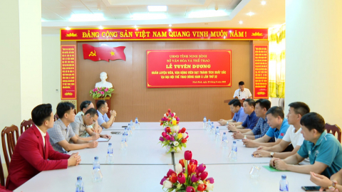 Tuy&ecirc;n dương c&aacute;c HLV, VĐV đạt th&agrave;nh t&iacute;ch xuất sắc tại Sea games 32
