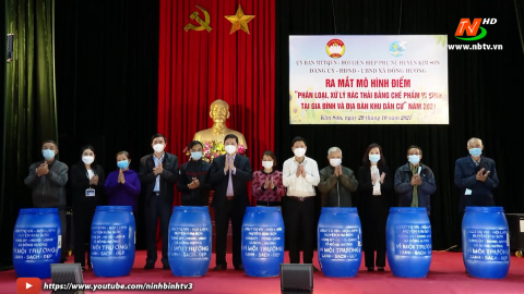 M&ocirc; h&igrave;nh điểm "Ph&acirc;n loại, xử l&yacute; r&aacute;c thải bằng chế phẩm vi sinh"