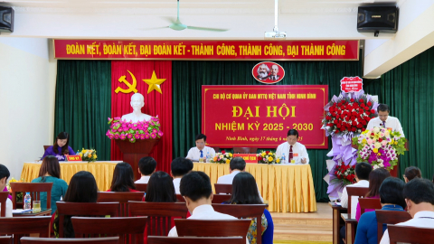 Đại hội Chi bộ cơ quan ủy ban MTTQ Việt Nam Tỉnh nhiệm kỳ 2025-2030