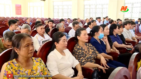 Đại biểu HĐND tỉnh tiếp x&uacute;c cử tri huyện Gia Viễn