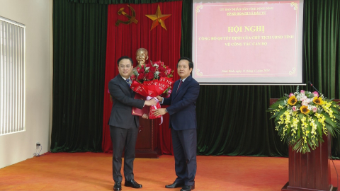 C&ocirc;ng bố Quyết định bổ nhiệm Gi&aacute;m đốc Sở Kế hoạch v&agrave; Đầu tư,  C&ocirc;ng bố Quyết định bổ nhiệm Gi&aacute;m đốc Sở X&acirc;y dựng